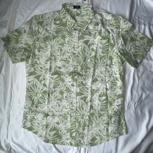 Men's Hawaiian Tropical Shirt Button Down Short Sleeve Vintage Floral Shirt